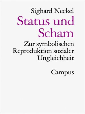 cover image of Status und Scham